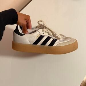 Adidas sambas some wear overall